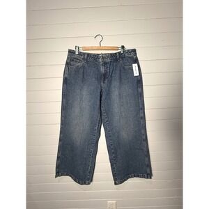 PacSun Casey Low Rise Baggy Wide Leg Jeans Blue Mens 32 Short‎ NWT 0265